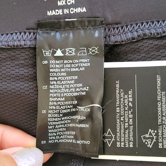 H&M Sport NWT Gray Skinny Leg Athletic Training Workout Exercise Pant sz Small - Picture 14 of 16